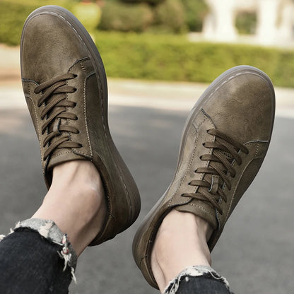 TerraStride Leather Sneakers