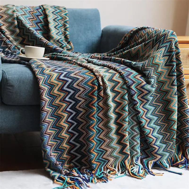 Boho Stripe Blanket