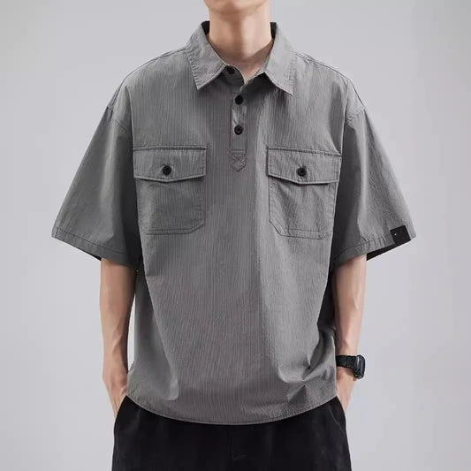 Nexo Button-up T-shirt